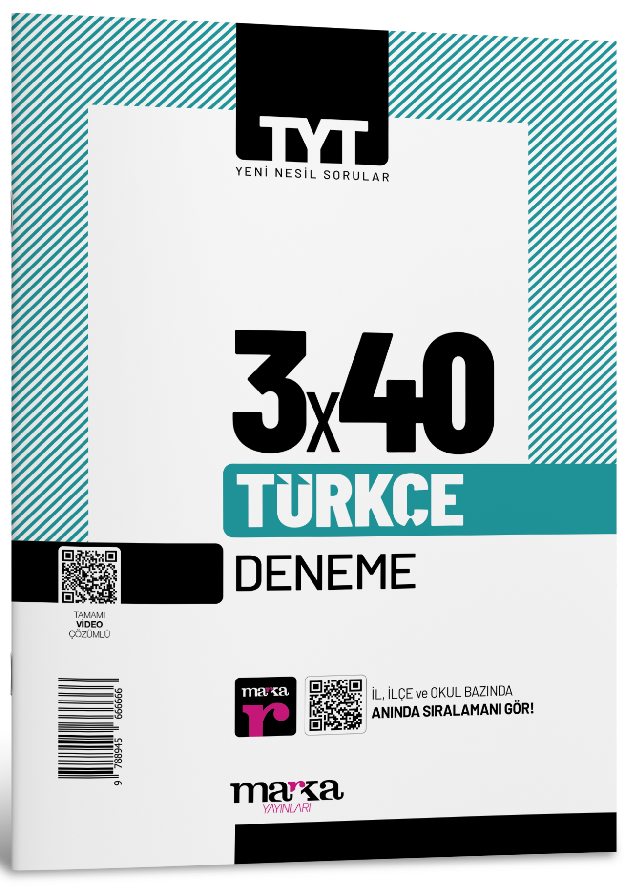 2026 TYT Türkçe 3 Deneme Tamamı Video Çözümlü Marka Yayınları